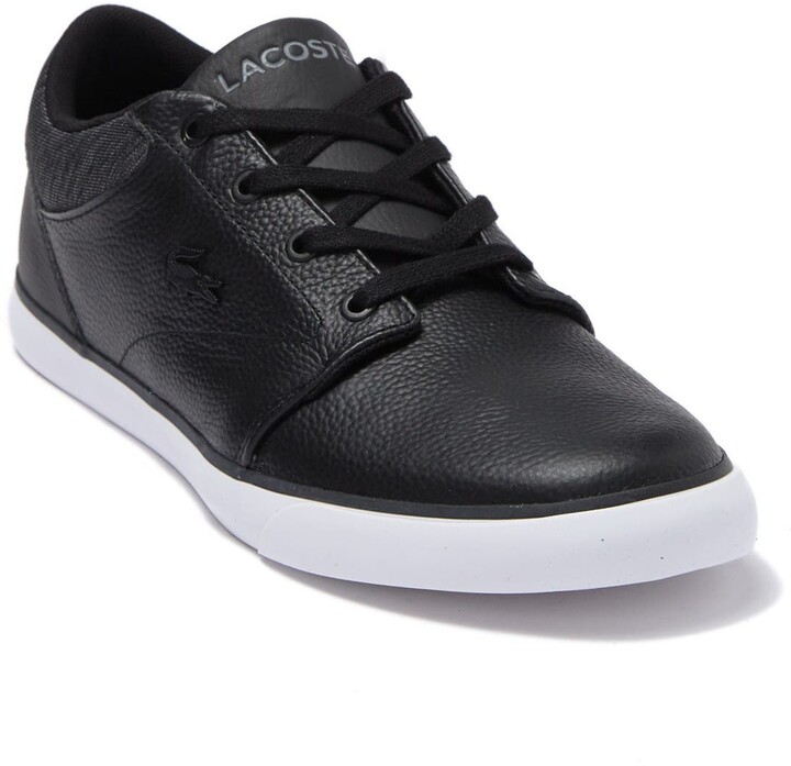 Lacoste Men's Black Leather Shoes | over 30 Lacoste Men's Black Leather  Shoes | ShopStyle | ShopStyle