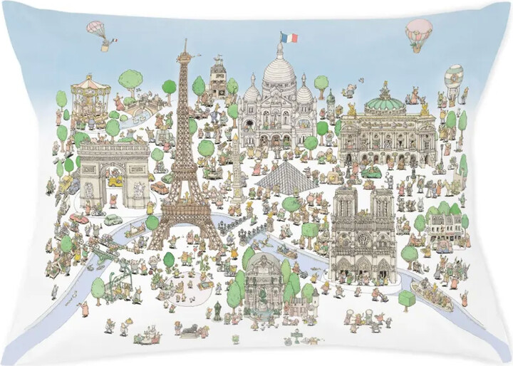Atelier Choux Paris and balloon print pillow
