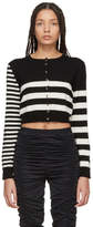 Thumbnail for your product : Molly Goddard Black and White Courtney Cardigan