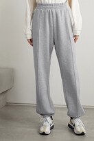 Thumbnail for your product : Nike Sportswear Essentials Cotton-blend Jersey Track Pants - Light gray