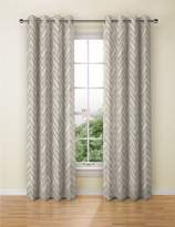 Thumbnail for your product : Marks and Spencer Crescent Chevron Eyelet Curtains