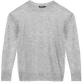 Thumbnail for your product : DKNY Open-Knit Metallic Mohair-Blend Top