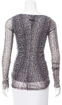 Thumbnail for your product : Jean Paul Gaultier Soleil Printed Long Sleeve Top