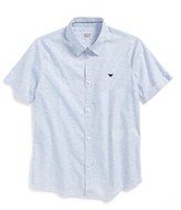 Thumbnail for your product : Armani Junior Paisley Short Sleeve Shirt (Big Boys)
