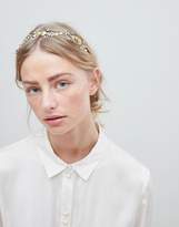 Thumbnail for your product : ASOS DESIGN Pretty Pearl & Flower Headband