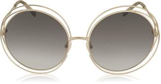 Chloé CARLINA CE 114S Metal Oval Women's Sunglasses