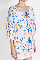 Thumbnail for your product : Juliet Dunn Embroidered Cotton Blouse