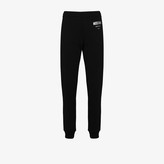 Thumbnail for your product : Moschino Logo Detail Cotton Track Pants