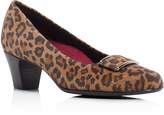 Thumbnail for your product : Munro American Mara Leopard Print Mid Heel Pumps