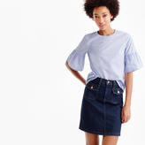 Thumbnail for your product : J.Crew Button-back bell-sleeve top
