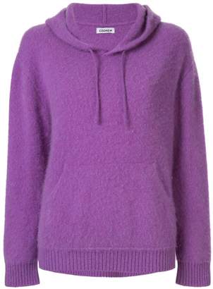 Coohem cashmere knitted hoodie