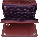 Thumbnail for your product : Anuschka Cell Phone Crossbody Wallet 1149 (Croco Embossed Berry) Handbags