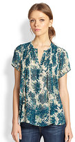 Thumbnail for your product : Joie Eitana Floral-Print Silk Blouse
