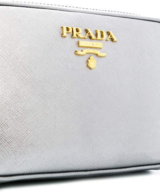 Prada logo plaque crossbody bag