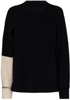 Thumbnail for your product : Issey Miyake Cut-Out Panelled Sweatshirt