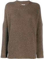Thumbnail for your product : Agnona ribbed cashmere jumper