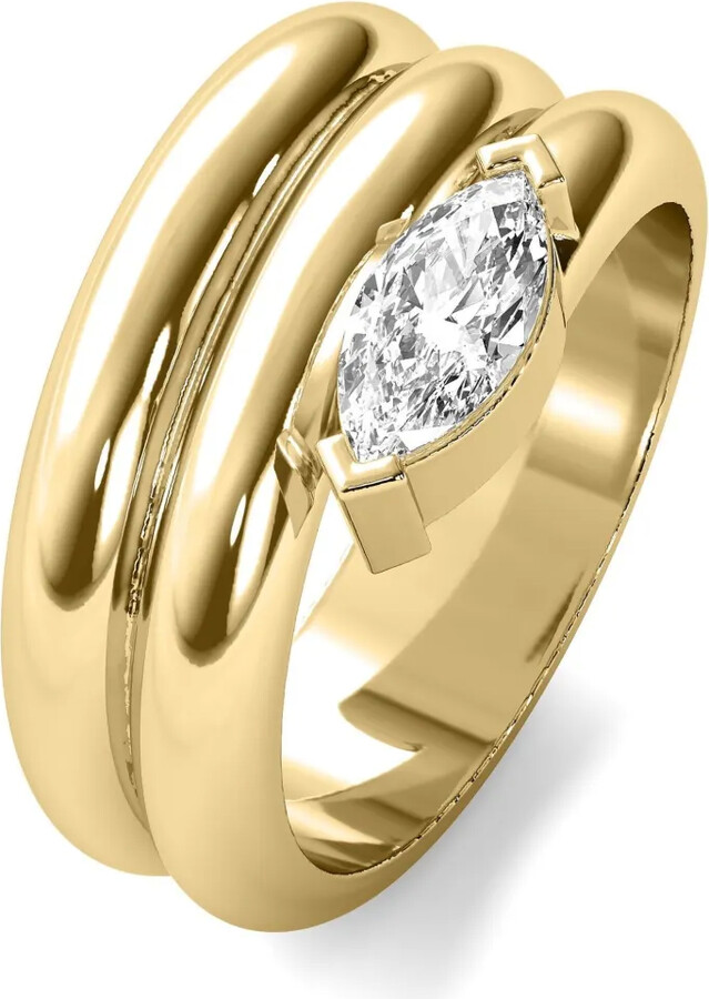Tilla 14kt Yellow Gold Diamond Ring