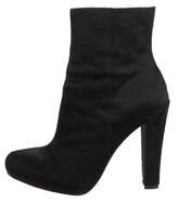 Thumbnail for your product : Theyskens' Theory Ponyhair Pointed-Toe Ankle Boots