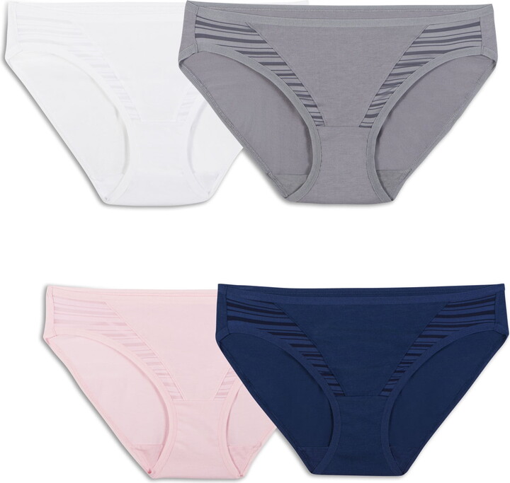 Fruit of the Loom Women’s Coolblend Underwear, 4-Pack