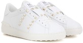 Thumbnail for your product : Valentino Garavani Rockstud Untitled leather sneakers