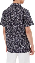 Thumbnail for your product : Onia Short Sleeve Button Up Fish Print Camp Shirt