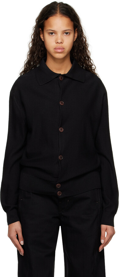 Convertible Collar Cardigan Convertible Cardigan Lemaire High