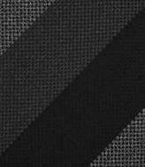 Thumbnail for your product : Reiss CADEN STRIPED TIE Charcoal