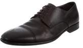 Thumbnail for your product : Ferragamo Leather Derby Shoes