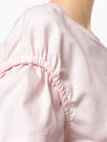Thumbnail for your product : Cédric Charlier ruffle-sleeve T-shirt