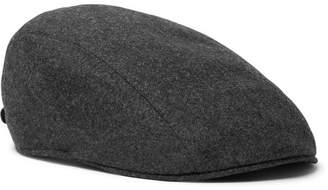 Brunello Cucinelli Wool-Flannel Flat Cap - Men - Gray