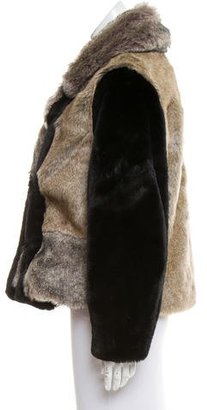 Rebecca Taylor Short Faux Fur Coat w/ Tags