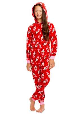 Jellifih Kid Girl Dog Print Pajama | Pluh Zippered Kid Oneie Blanketleeper