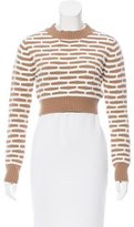 Thumbnail for your product : Nomia Cropped Honeycomb Sweater