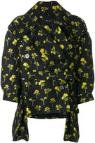 Thumbnail for your product : Simone Rocha asymmetrical floral jacket