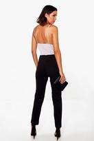 Thumbnail for your product : boohoo Kate Lace Trim Cami Style Jumpsuit