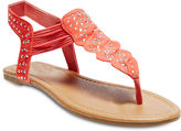 Thumbnail for your product : Wet Seal Braided Rhinestone Studded Sandals