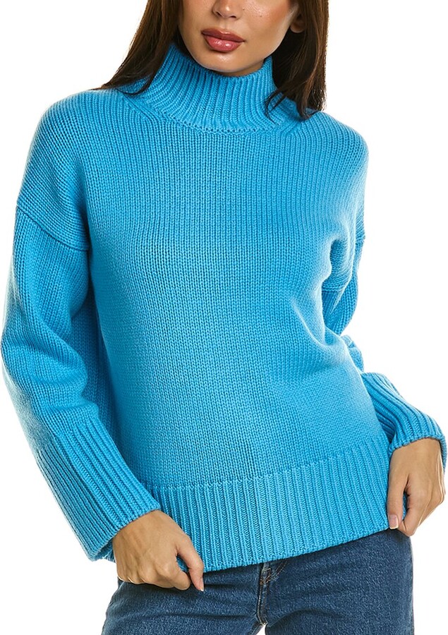 Vince Mock Neck Wool & Cashmere-Blend Sweater - ShopStyle