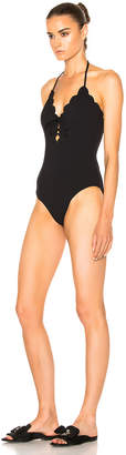 Marysia Swim Broadway Tie Swimsuit in Black | FWRD