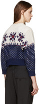 Thumbnail for your product : Etoile Isabel Marant Navy & Beige Gillian Sweater