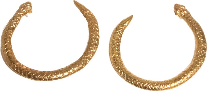 The Bow Jewelry - Ouroboros Statement Snake Earrings - ShopStyle