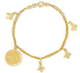 Thumbnail for your product : Carolina Bucci Virtue Lucky 18-Karat Gold Diamond Bracelet