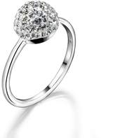 Thumbnail for your product : Dormith 925 Sterling Silver Grey/ with Cubic Zirconia Engagement Rings for Women (, 7)
