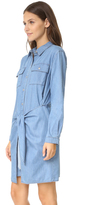 Thumbnail for your product : MinkPink Jericho Tie Up Shirtdress
