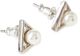 Thumbnail for your product : Forever 21 Faux Pearl Geo Earrings