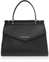 Thumbnail for your product : Michael Kors Black Jasmine Medium Top-handle Satchel Bag