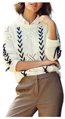 Vero Moda Aneta Lace-Up Sweater