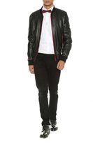 Thumbnail for your product : Dolce & Gabbana Leather Bomber Jacket