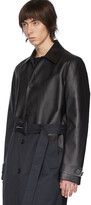 Thumbnail for your product : Bottega Veneta Navy & Black Trench Coat