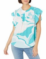 Thumbnail for your product : Tahari ASL Women's Pleated Front Blouse