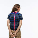 Thumbnail for your product : Lacoste Women's Back Button Colorblock Striped Pique Polo